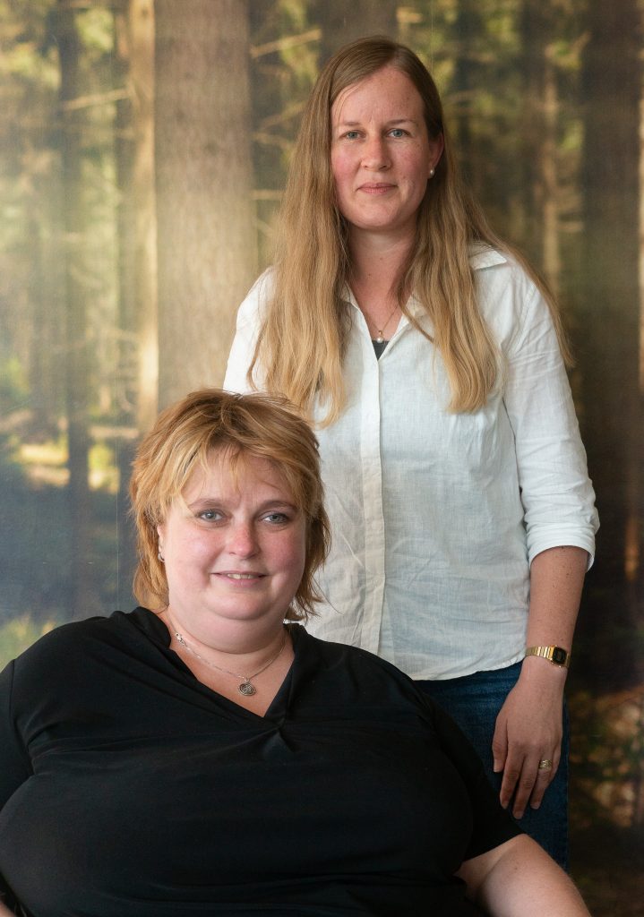 Vertrouwenspersonen Sanne en Paula